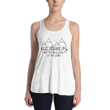 Load image into Gallery viewer, Outdoorsy Women&#39;s Flowy Racerback Tank